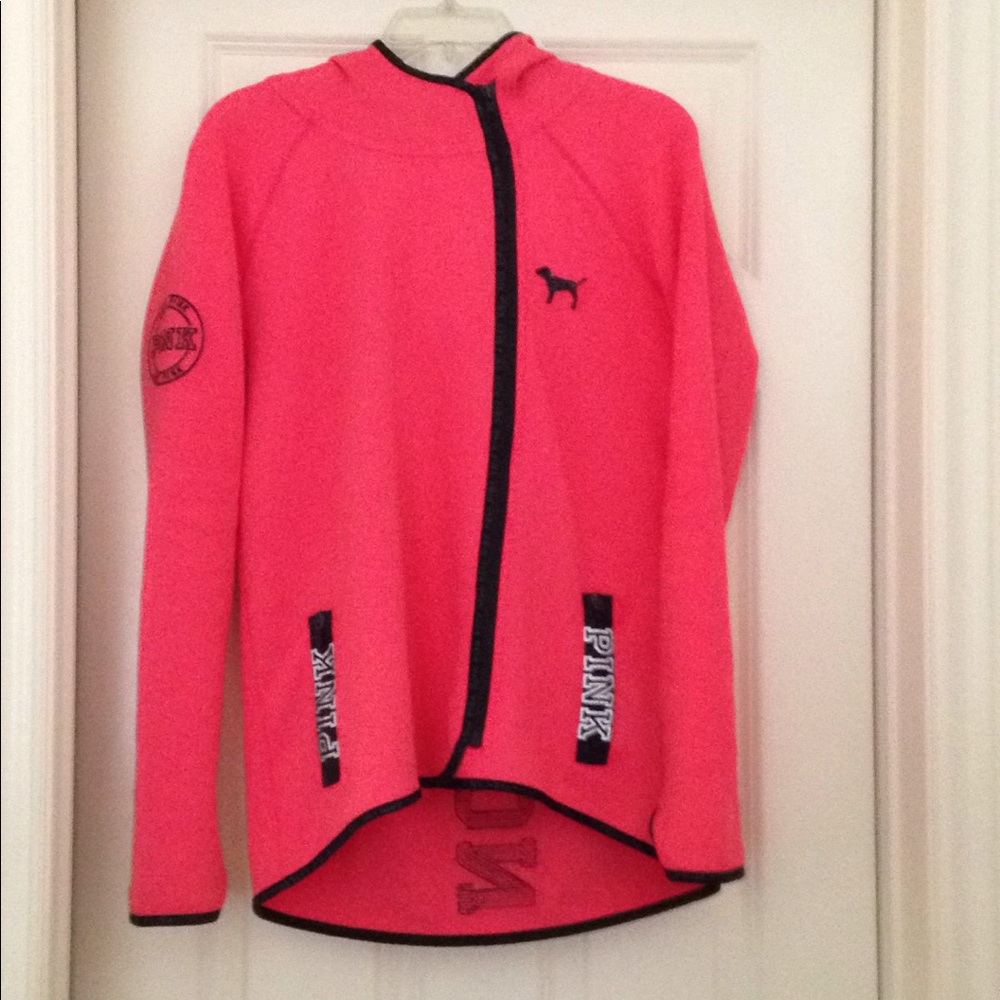 *VS pink high low bling jacket - Picture 1 of 8